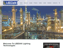 Tablet Screenshot of leedax.com